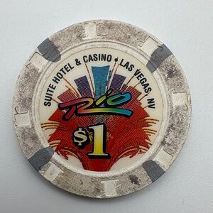 Rio Suite Hotel & Casino Las Vegas $1 Collectible Gambling Chip
